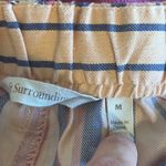 Soft Surroundings  ladies Striped Multicolor Shorts linen blended size medium Photo 6