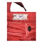 Free People  Red/Orange Cropped Flare Jeans, Womens Size 25 Photo 2