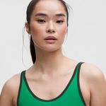 Lululemon NWT   scoop neck tennis dress size s in raceway green Photo 3