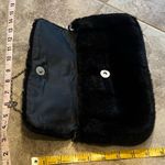 XOXO faux fur vintage 90’s small black handbag purse clutch Photo 3
