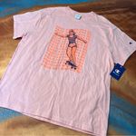Champion New  Retro Peach Skater girl Graphic Tee large Photo 0