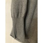 Apt. 9  Sweater Blouse Size L Silver Sparkle Shimmer Gray Holiday Office Lagenlook Photo 2
