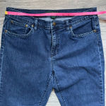 Ralph Lauren Lauren True Blue Denim Modern Flare Jeans Size 12 Casual Classic Photo 5