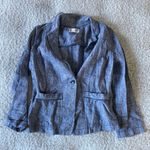 Caslon  petite small denim blazer Photo 0