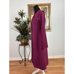 INEAR Los Ángeles Women’s Sheath Dress SM Long Sleeve Formal Corpcore Minimalist Purple Photo 4