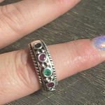 Elegant Sterling 925 Silver Ring with Gem Accents Photo 0