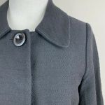 Classiques Entier  Dress Coat 3/4 Sleeve Jacket Black Textured Cotton‎ Photo 1