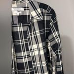 Foxcroft Carolina Plaid Collar Long Sleeve Button Up Shirt Wrinkle Free sz 10 Photo 4