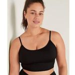 PINK - Victoria's Secret PINK Active | Victoria Secret Ultimate Lightly Lined Black Bra Top Size Medium Photo 0