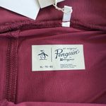 Original Penguin NWT Multi Piped Pleated Skort Burgundy Blue Size XL Photo 7