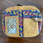 Fossil  Floral Coated Canvas Zip Around ID Wallet Photo 6