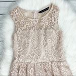 ZARA  Lace pink/ Cream A-Line Dress Photo 3