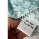 Anthropologie  Love the Label Smocked Ruffle Crop Top NWT Sz. L Photo 7