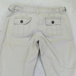 American Eagle Y2K Outfitters Women Tan Khaki Beige Wide Leg Pants 12 Stretch Photo 4