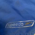 Speedo  Swim Shorts Blue Mesh Lined Logo Drawstring Waist Small Photo 1