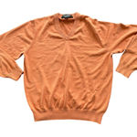 Brooks Brothers  Orange V-Neck Sweater Photo 0