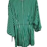 House of Harlow 1960 x REVOLVE Green And White Stripe‎ Ruben Romper Photo 2