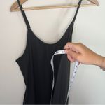 Jumpsuit Women’s XL Oversized Black Adjustable Straps Tank Top Wide Leg Boho Photo 3