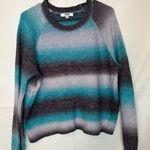 BB Dakota  Steve Madden  Gradient Teal and Gray Sweater Photo 0
