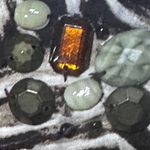 Chico's Chico’s Neutral Toned Embellished Hook Closure Classic Blazer Size Small Photo 9