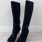 Nine West NWEVAH Size 9 1/2 M Tall Black 3 1/2 Inch Heel Boots with Zipper Photo 13