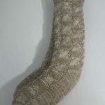 Bee & Willow Beige Basket Weave Knit Socks Faux Fur Lined One Size NWT Tan Photo 0