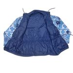 Navajo Native Aztec Thunderbird Fleece Reversible Jacket Vtg Sz M 90s Blue Size M Photo 3