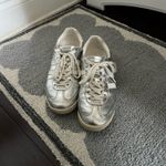 Anthropologie gola  silver low top torpedo sneakers size 8 Photo 3
