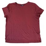 Alfani  burgundy tissue tee shirt, size XL Photo 0