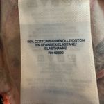 Lands' End Pink & Yellow Floral Ruffle Hem Pullover Jersey Tee Shit Dress Size L Photo 5