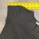 Olivia Rae Gray & Black Striped Short Sleeve Pullover Mini Dress Size Small Photo 9