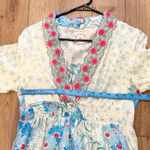 Sundance  Womens Silk Embroidered Fairy Boho Peasant Top Size X Small Artisan Photo 5