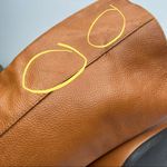 Lilimill Leather Mid Calf Heeled Cognac Boots 36 Size 5.5 Photo 11