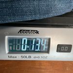 Banana Republic  Premium Denim Skirt Size 0 Made in Turkey Blue Wash Frayed Hem Photo 3