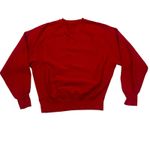 Vintage Embroidered Wisconsin Badgers Red Crewneck Sweatshirt Athletic Sz Small Photo 5