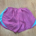 Nike Pink & Gray Tempo Shorts with Aqua Mesh Small Photo 2