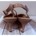Nine West  Blush/Nude Sling Back Kitten Heels Size 8M Photo 3