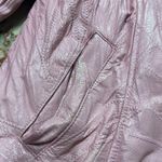 Vintage 80’s “Barbie” Leather Patchwork jacket Pink Size XXL Photo 4