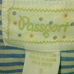 Passport S Pastel Aqua Red Plaid Cotton Top Pink Size undefined Photo 2