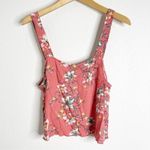 O'Neill Pink Floral Tank Top Size Medium Photo 1