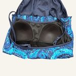 Jaclyn Smith  Tankini Swimsuit Blue Swirl Print Adjustable Straps Size 10 Photo 4