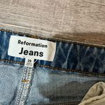 Reformation  Liza Ultra High Rise Straight Jeans in Malta Photo 4