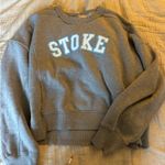 Stoke Free People Movement Grey Crewneck Gray Size L Photo 0