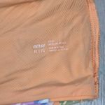 Aerie  Scoop Floral Ruffle Bikini Top Swimsuit Orange Blue Purple XL Photo 5