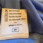 SheIn Blue Women's Top twisted front size XL Photo 5