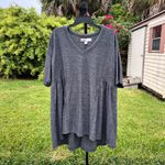 Free People FP Beach Stone Harbor Oversized Cover Up Dress in Charcoal Gray Size XS Photo 3