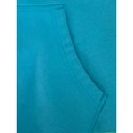 Nike Women's Teal & Gray Hoodie With Thumb Holes - Large therma fit Photo 4