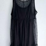 Torrid Disney Minnie Mouse Maxi Sheer Mesh Layering Dress Sz 4 Black Photo 0