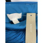 J.Crew J.‎ Crew Blue 100% Silk Crinkle Chiffon Flowy Strapless Mini Dress Size 0P Photo 7