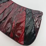 Nine West Y2k Faux Leather Snake Skin Wristlet Bag Clutch Evening Photo 1